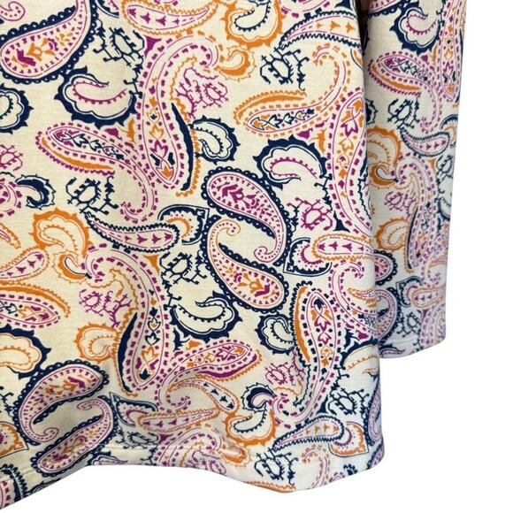 Cuddl Duds Lightweight Comfort Soft Knit Stretch Blazer Paisley Womens Jacket 2X - Picture 11 of 16